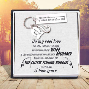 Fishing Hook Keychain - Fishing - To My Wife - You Are The Greatest Catch Of My Life - Gku15005