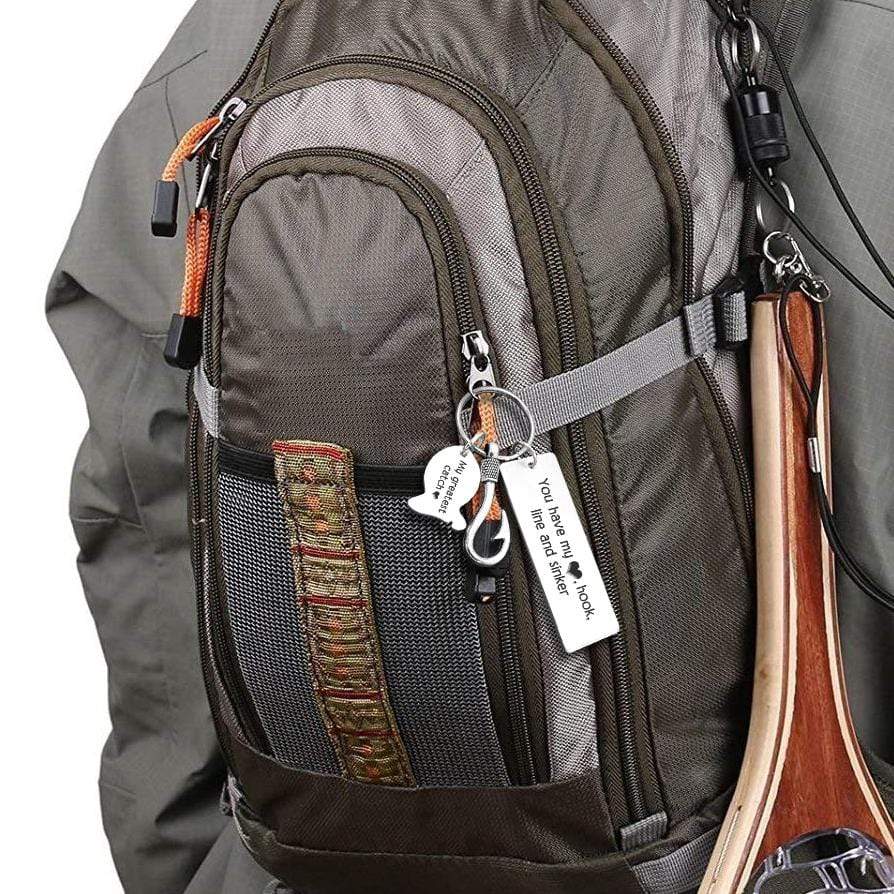 Fishing Hook Keychain - To My Future Husband - You Have My Heart, Hook, Line And Sinker - Gku24001