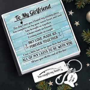 Fishing Hook Keychain - To My Girlfriend - Love Made Us Forever Together - Gku13008