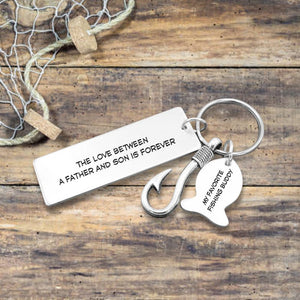 Fishing Hook Keychain - To My Son - From Dad - You Are The Reel Deal Of My Life - Gku16004