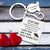 Fishing Hook Square Keychain - Fishing - To My Man - I Love You Like A Fish Loves Water - Gkeg26003