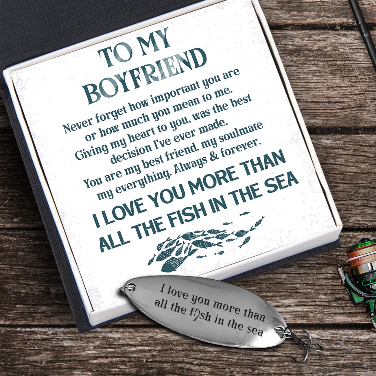 Fishing Lure - Fishing - To My Boyfriend - You Are My Best Friend