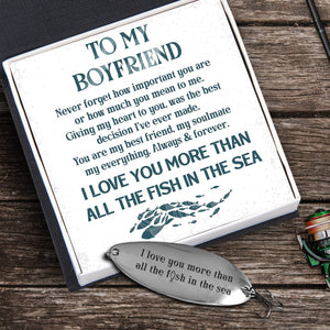Fishing Lure - Fishing - To My Boyfriend - You Are My Best Friend - Gf -  Wrapsify