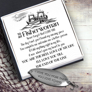 Fishing Lure - Fishing - To My Fisherwoman - You Are The Reel Love Of My Life - Gfb13006
