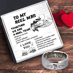 Fishing Ring - Fishing - To My Man - I Love You - Gri26022
