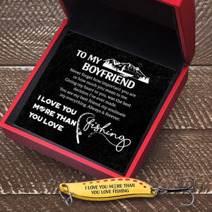 Fishing Spoon Lure - Fishing - To My Boyfriend - You Are My Best Friend, My Soulmate My Everything - Gfaa12004