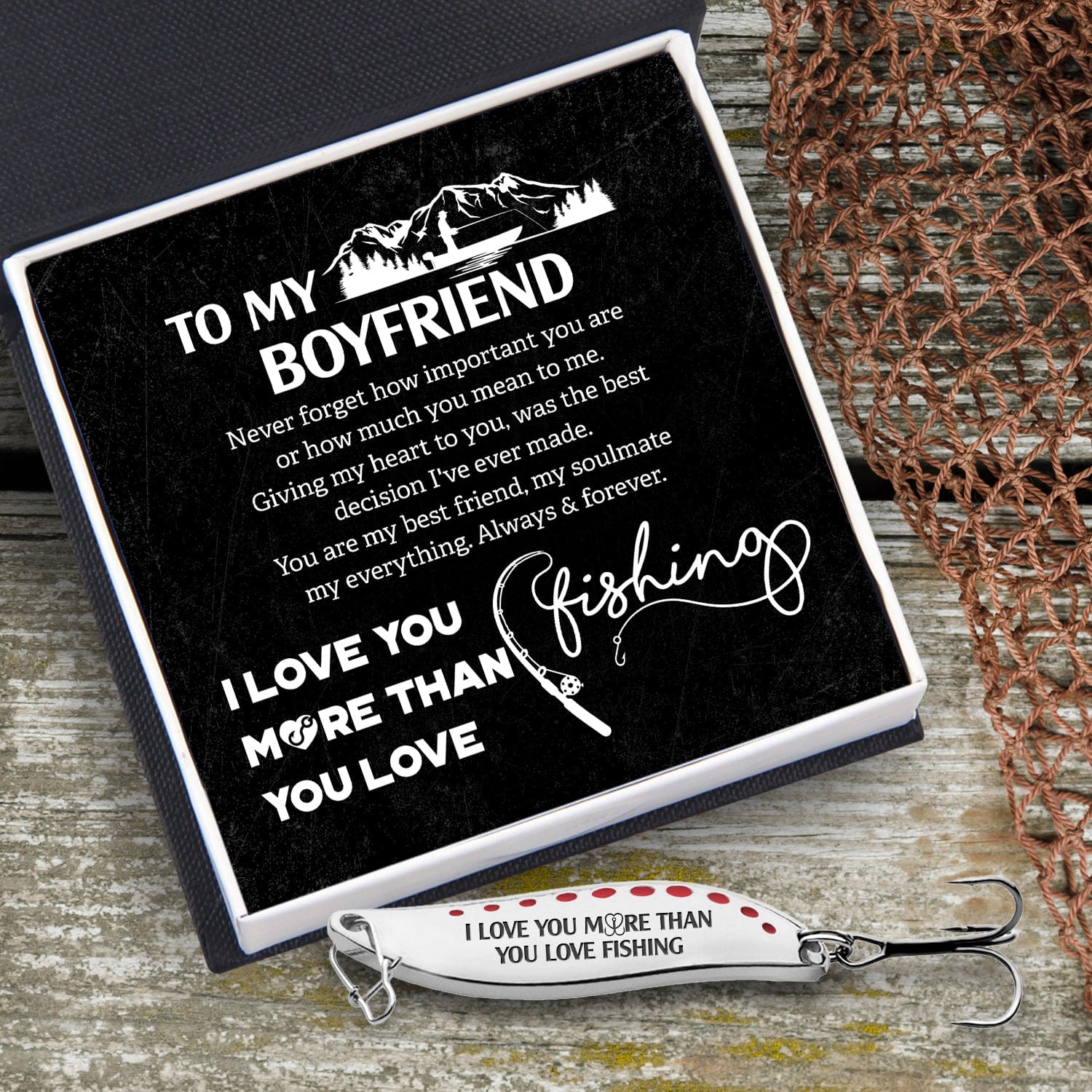 Boyfriend Gift for Boyfriend Anniversary Gift for Him Long Distance  Boyfriend Gift Boyfriend Birthday Gift Fishing Lure Cute Gift Boyfriend