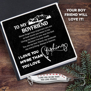 Fishing Spoon Lure - Fishing - To My Boyfriend - You Are My Best Friend, My Soulmate My Everything - Gfaa12004