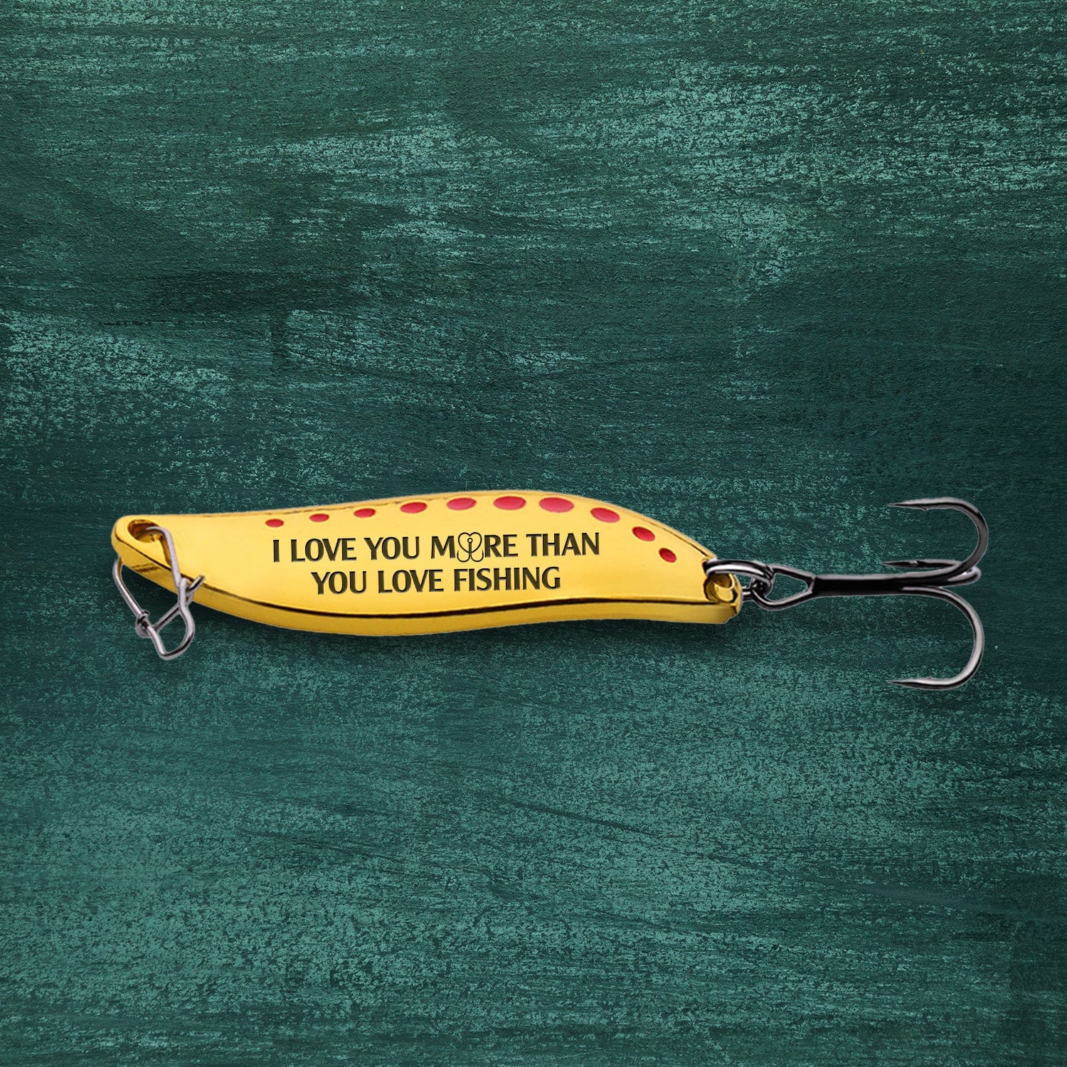 Hooked on You Fishing Keychain, Personalized Fishing Lure Keychain