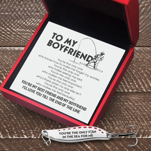 Fishing Spoon Lure - Fishing - To My Boyfriend - You're My Best Friend And My Boyfriend  - Gfaa12002