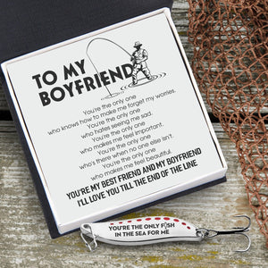 Fishing Spoon Lure - Fishing - To My Boyfriend - You're My Best Friend And My Boyfriend  - Gfaa12002