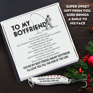 Fishing Spoon Lure - Fishing - To My Boyfriend - You're My Best Friend And My Boyfriend  - Gfaa12002