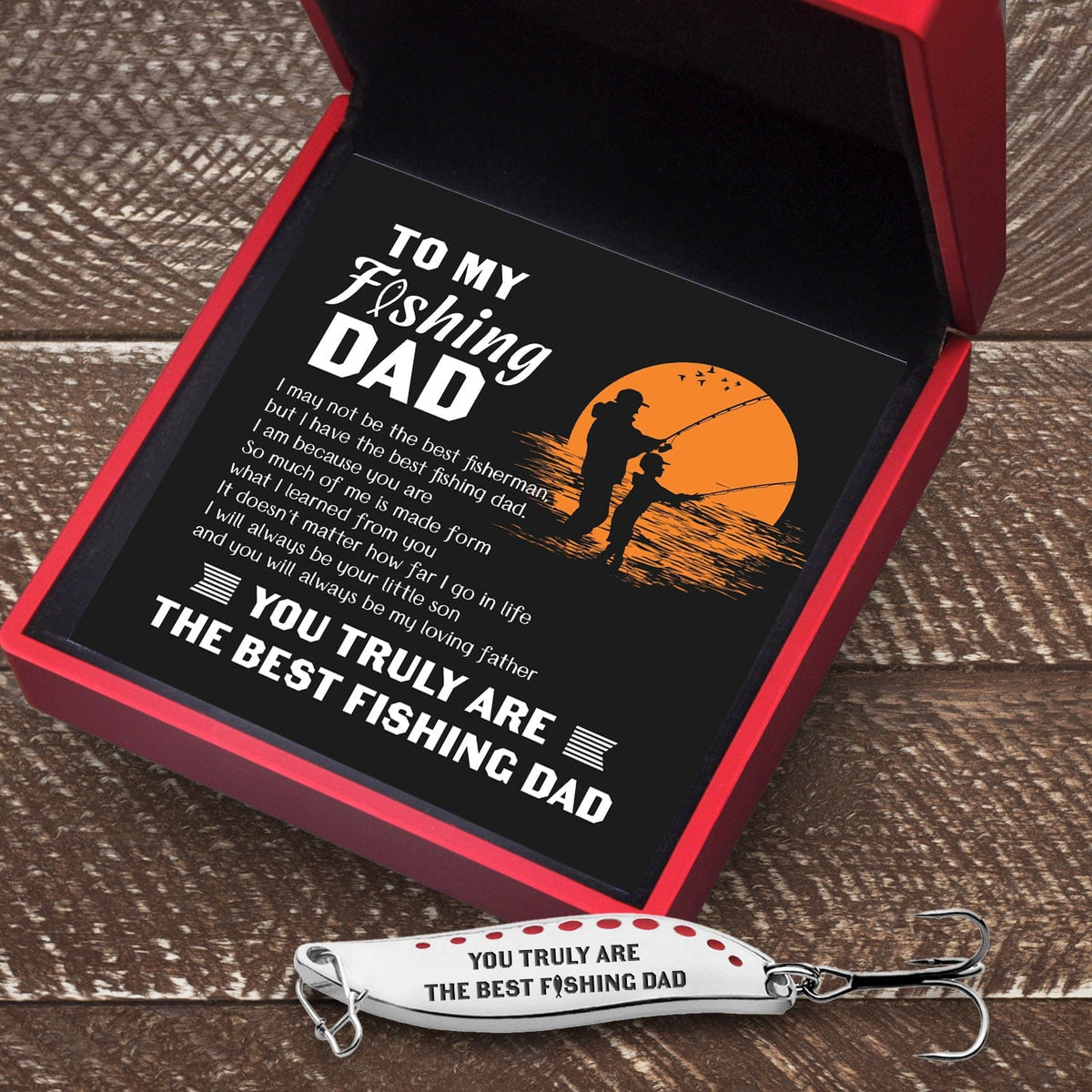 Fishing Spoon Lure - Fishing - To My Dad - You Truly Are The Best Fishing Dad - Gfaa18006