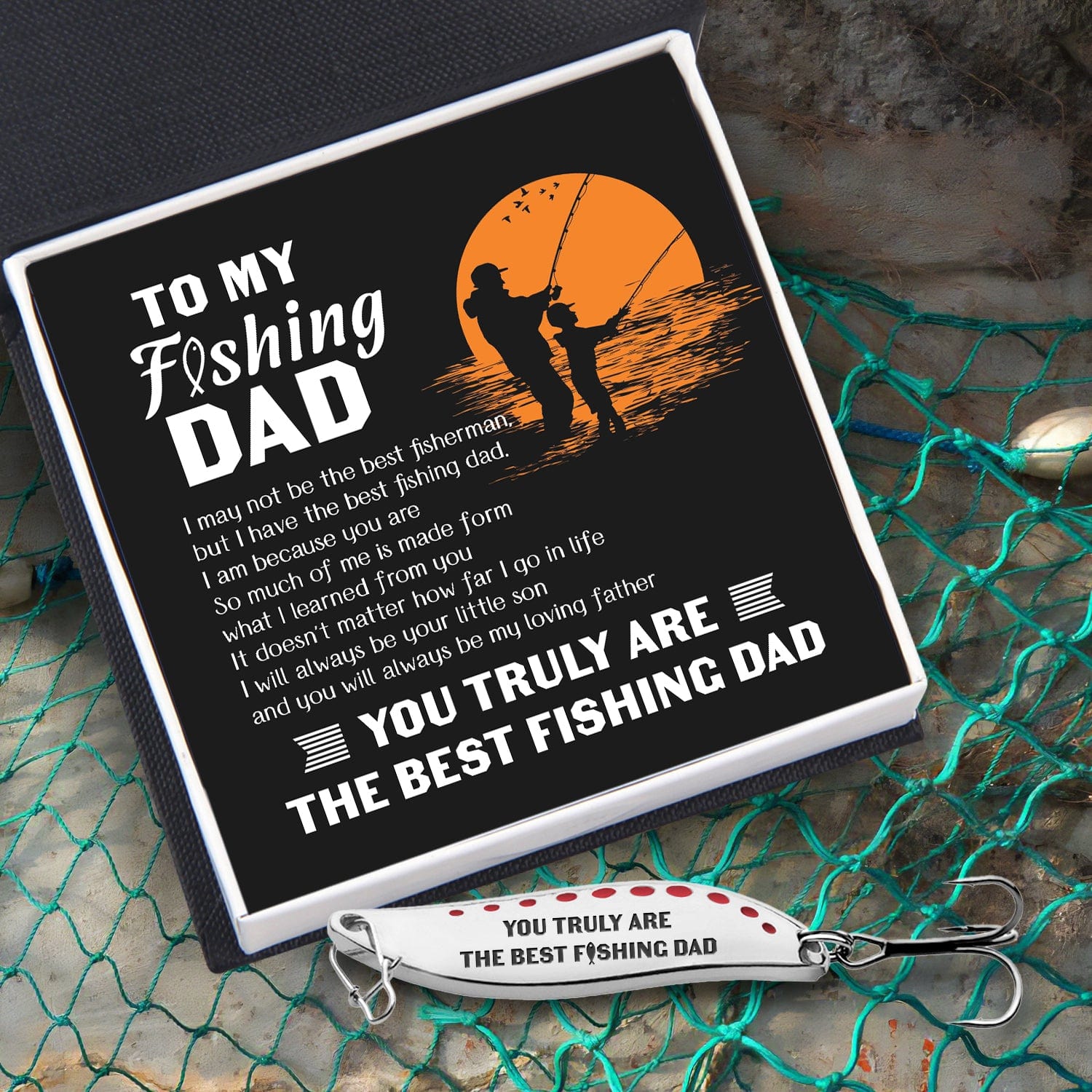 Fishing Spoon Lure - Fishing - To My Dad - You Truly Are The Best Fishing Dad - Gfaa18006