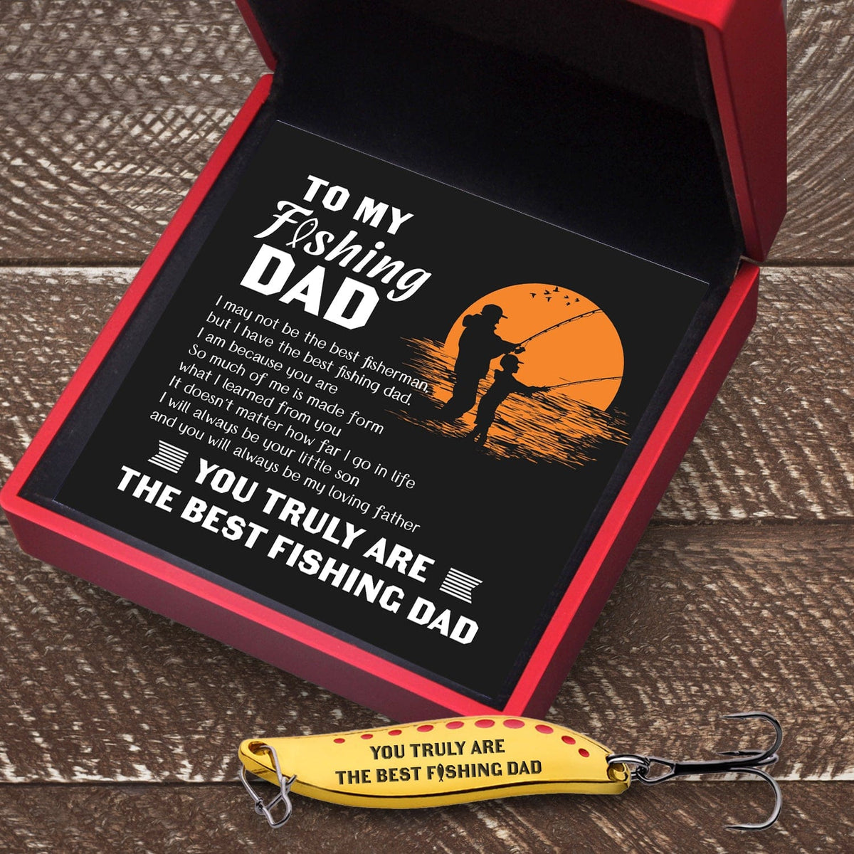 Fishing Spoon Lure - Fishing - To My Dad - You Truly Are The Best Fishing Dad - Gfaa18006