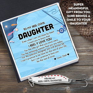 Fishing Spoon Lure - Fishing - To My Daughter - I Reel-y Love You - Gfaa17001