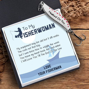 Fishing Spoon Lure - Fishing - To My Fisherwoman - I Will Love You Till The End Of The Line - Gfaa13007