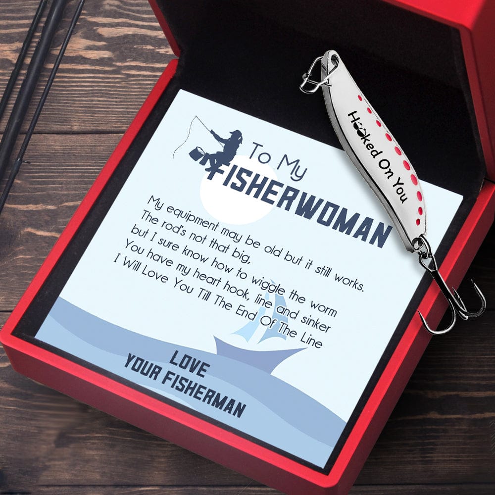 Fishing Spoon Lure - Fishing - To My Fisherwoman - I Will Love You Till The End Of The Line - Gfaa13007
