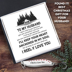 Fishing Spoon Lure - Fishing - To My Husband - I Reel-y Love You - Gfaa14004