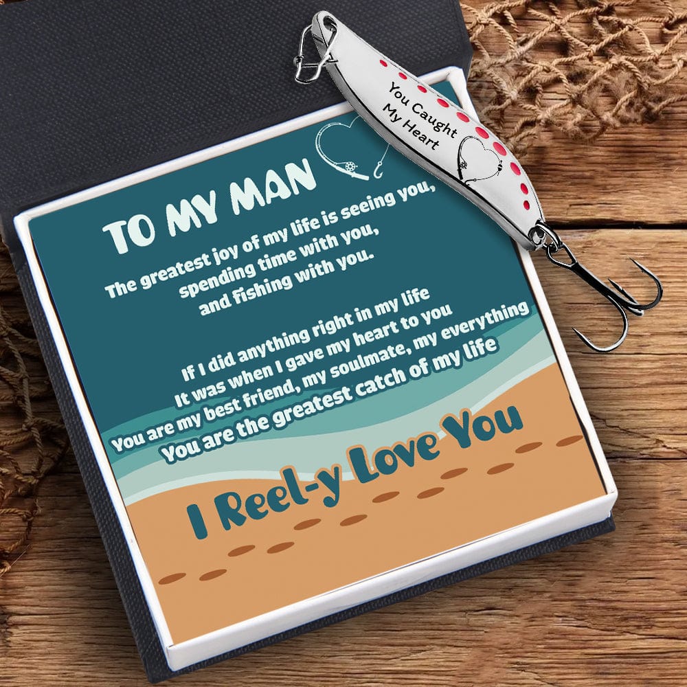 Fishing Spoon Lure - Fishing - To My Man - I Reel-y Love You - Gfaa26003