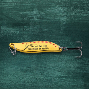 Fishing Spoon Lure - Fishing - To My Master Baiter - Love Is A Net That Catches Hearts Like A Fish - Gfaa26006