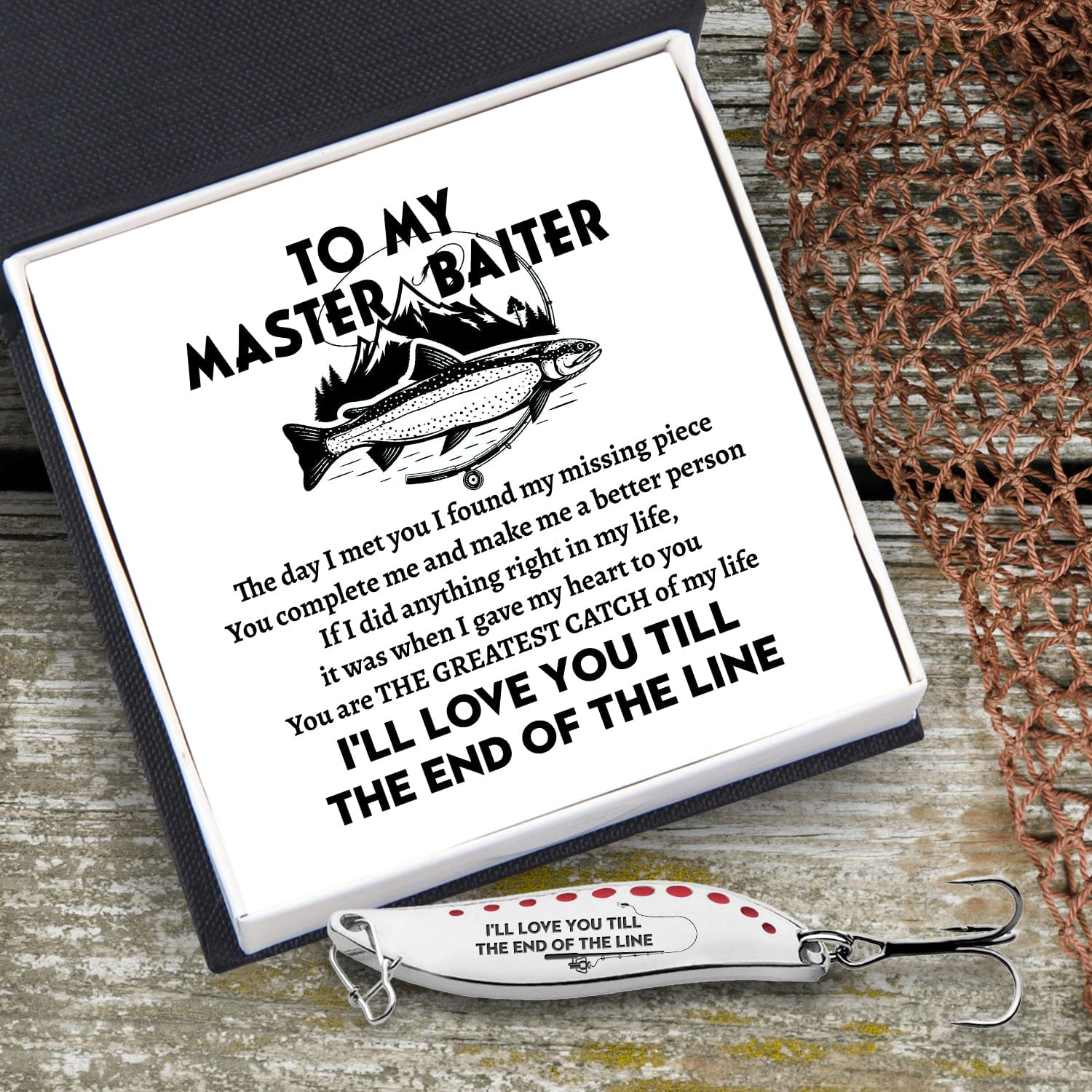 Fishing Spoon Lure - Fishing - To My Master Baiter - You Are The Greatest Catch - Gfaa26001
