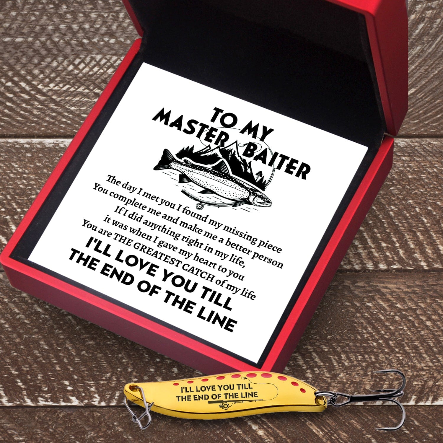Fishing Spoon Lure - Fishing - To My Master Baiter - You Are The Greatest Catch - Gfaa26011