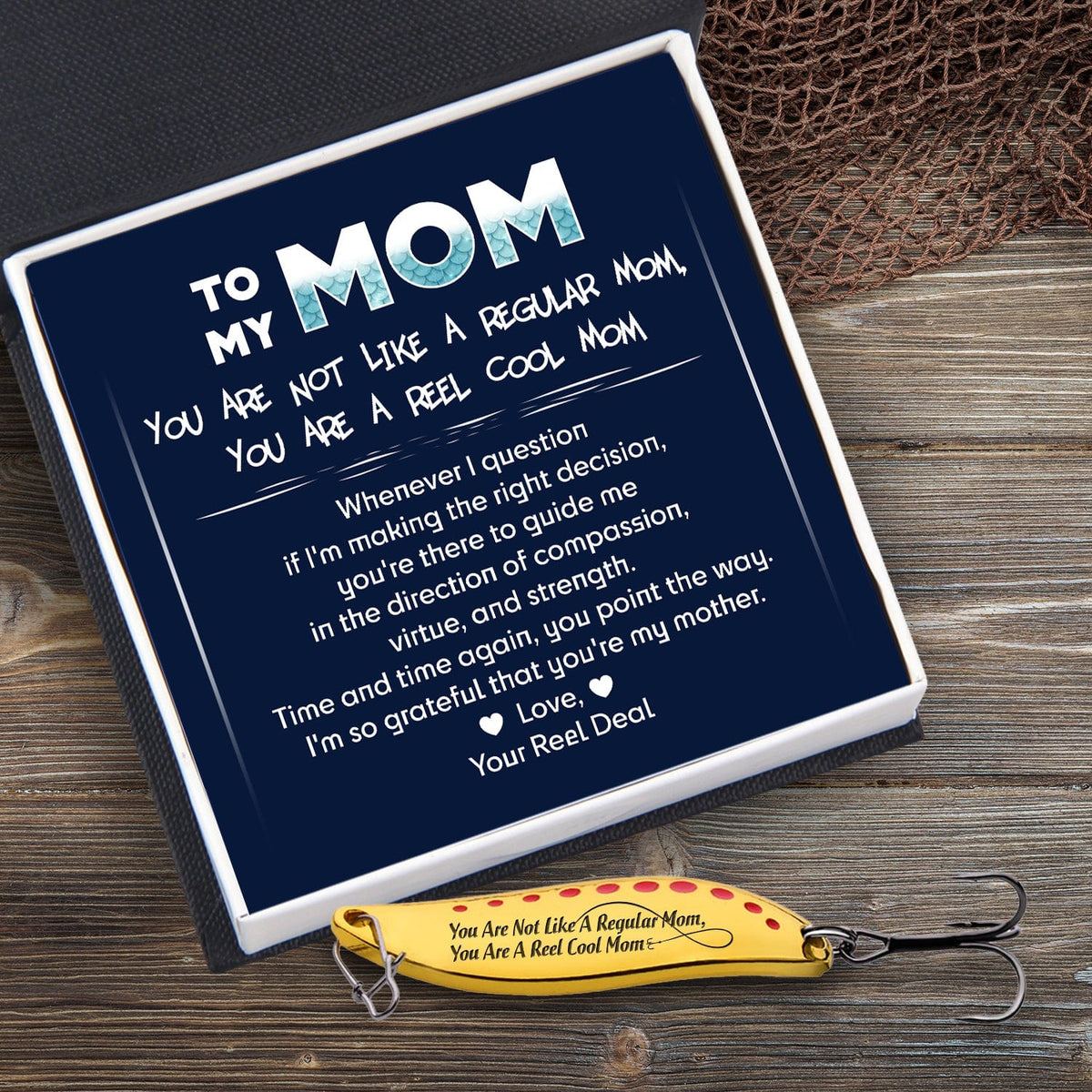 Fishing Spoon Lure - Fishing - To My Mom - I'm So Grateful That You're My Mother - Gfaa19009