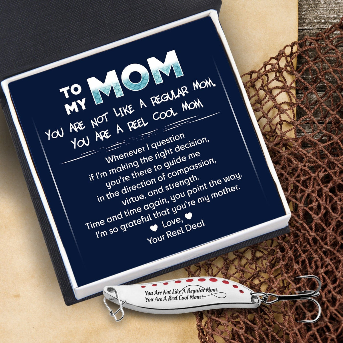 Fishing Spoon Lure - Fishing - To My Mom - I'm So Grateful That You're My Mother - Gfaa19009