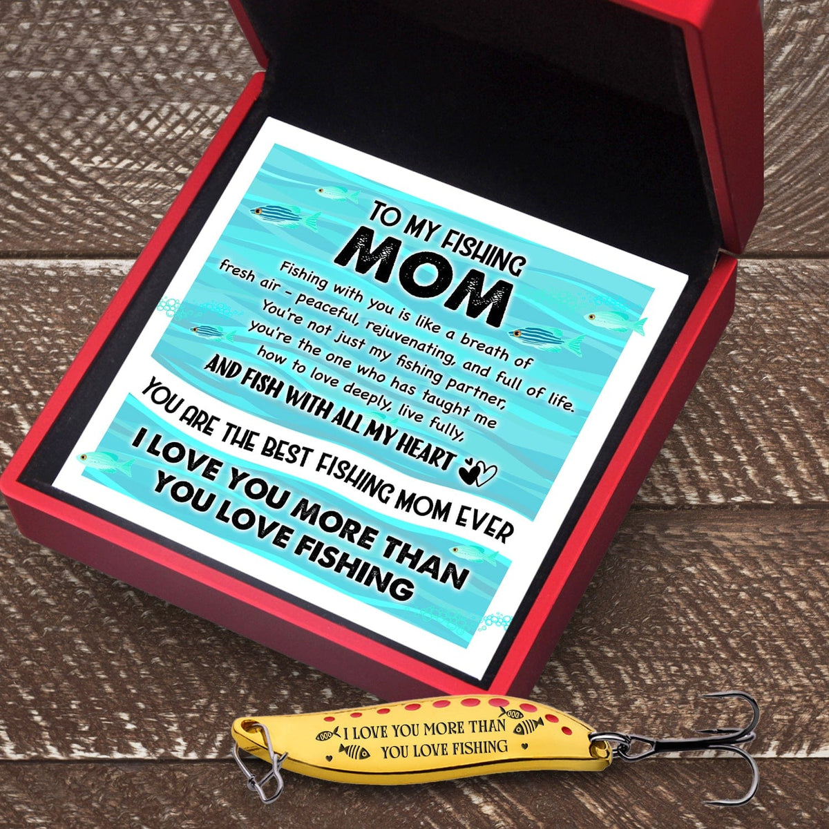 Fishing Spoon Lure - Fishing - To My Mom - You Are The Best Fishing Mom Ever - Gfaa19007