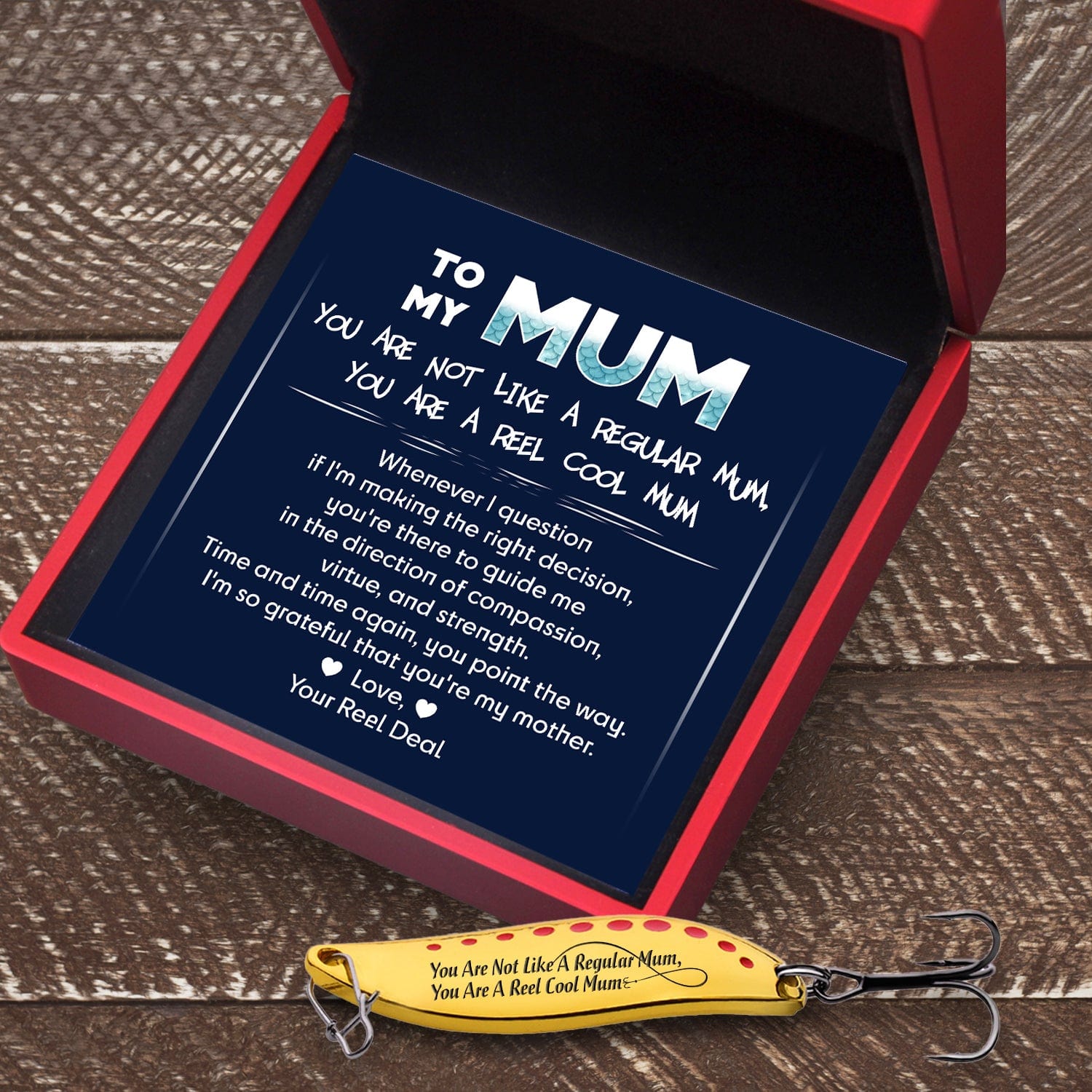 Fishing Spoon Lure - Fishing - To My Mum - I'm So Grateful That You're My Mother - Gfaa19010