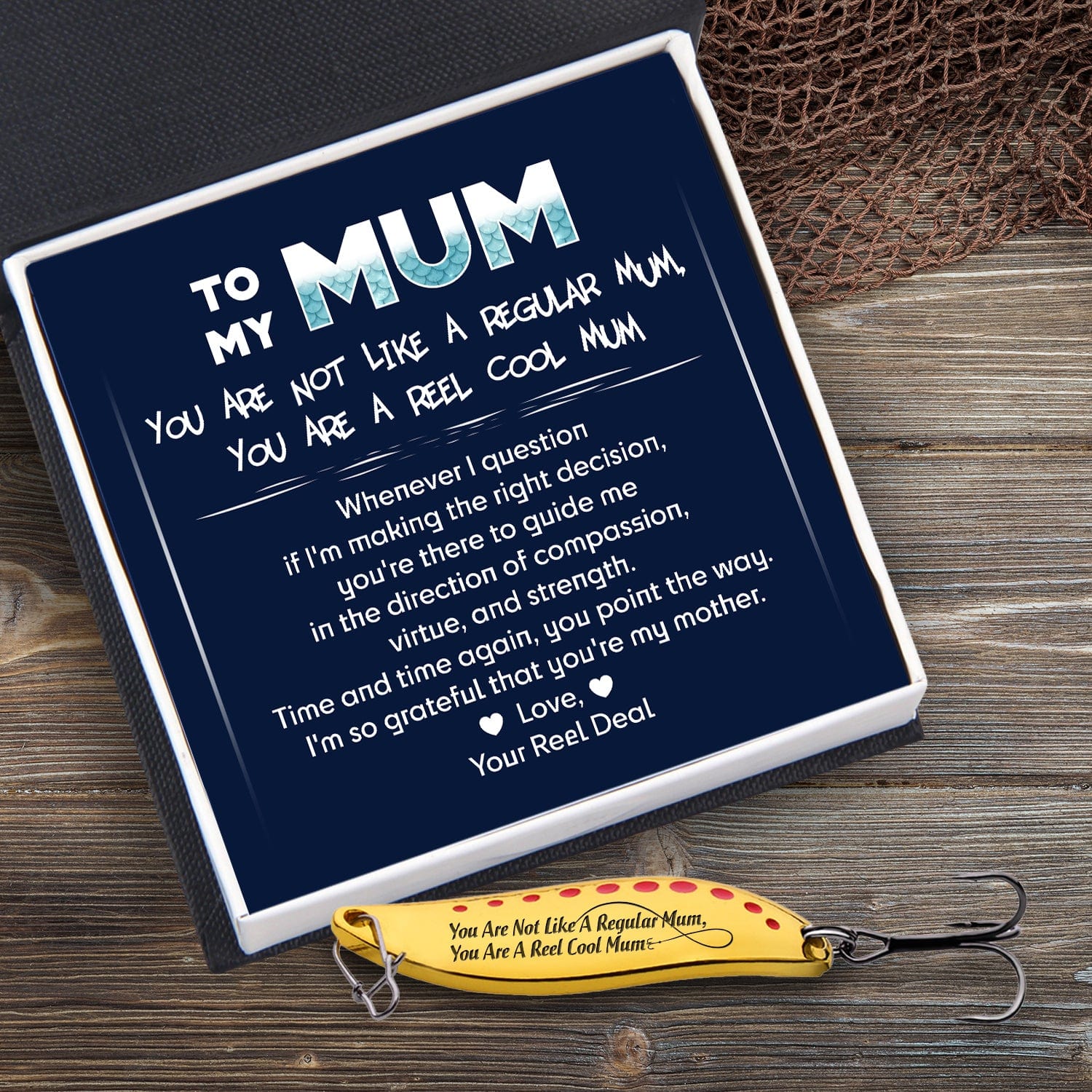 Fishing Spoon Lure - Fishing - To My Mum - I'm So Grateful That You're My Mother - Gfaa19010