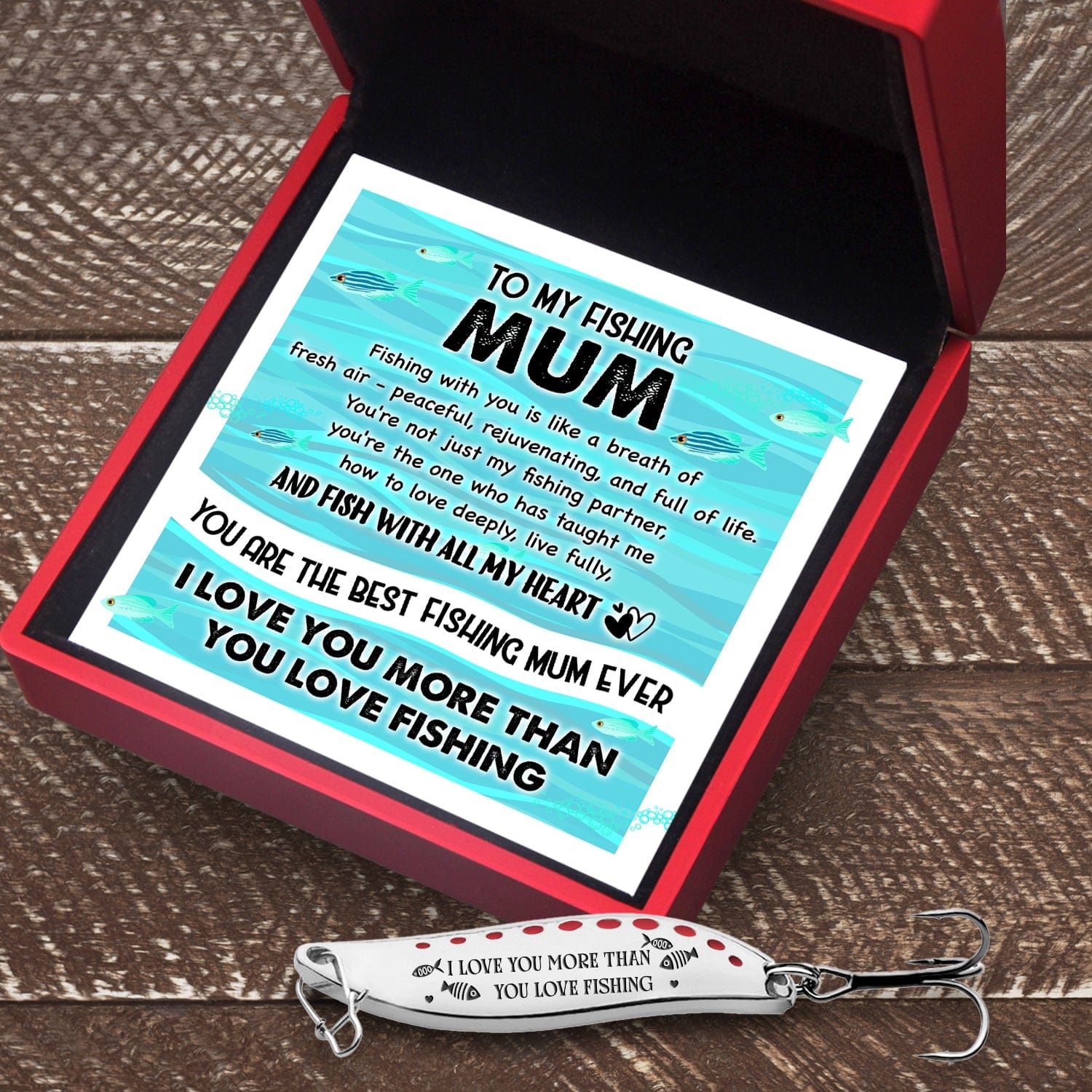 Fishing Spoon Lure - Fishing - To My Mum - You Are The Best Fishing Mum Ever - Gfaa19008