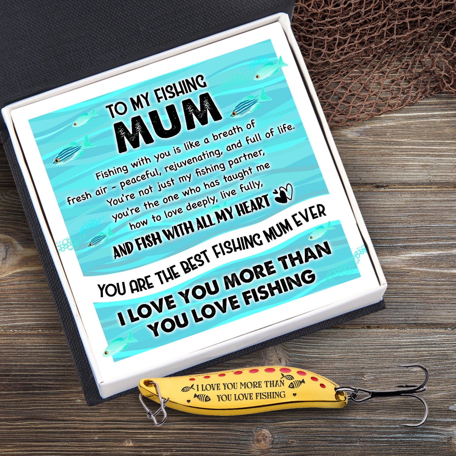 Fishing Spoon Lure - Fishing - To My Mum - You Are The Best Fishing Mum Ever - Gfaa19008