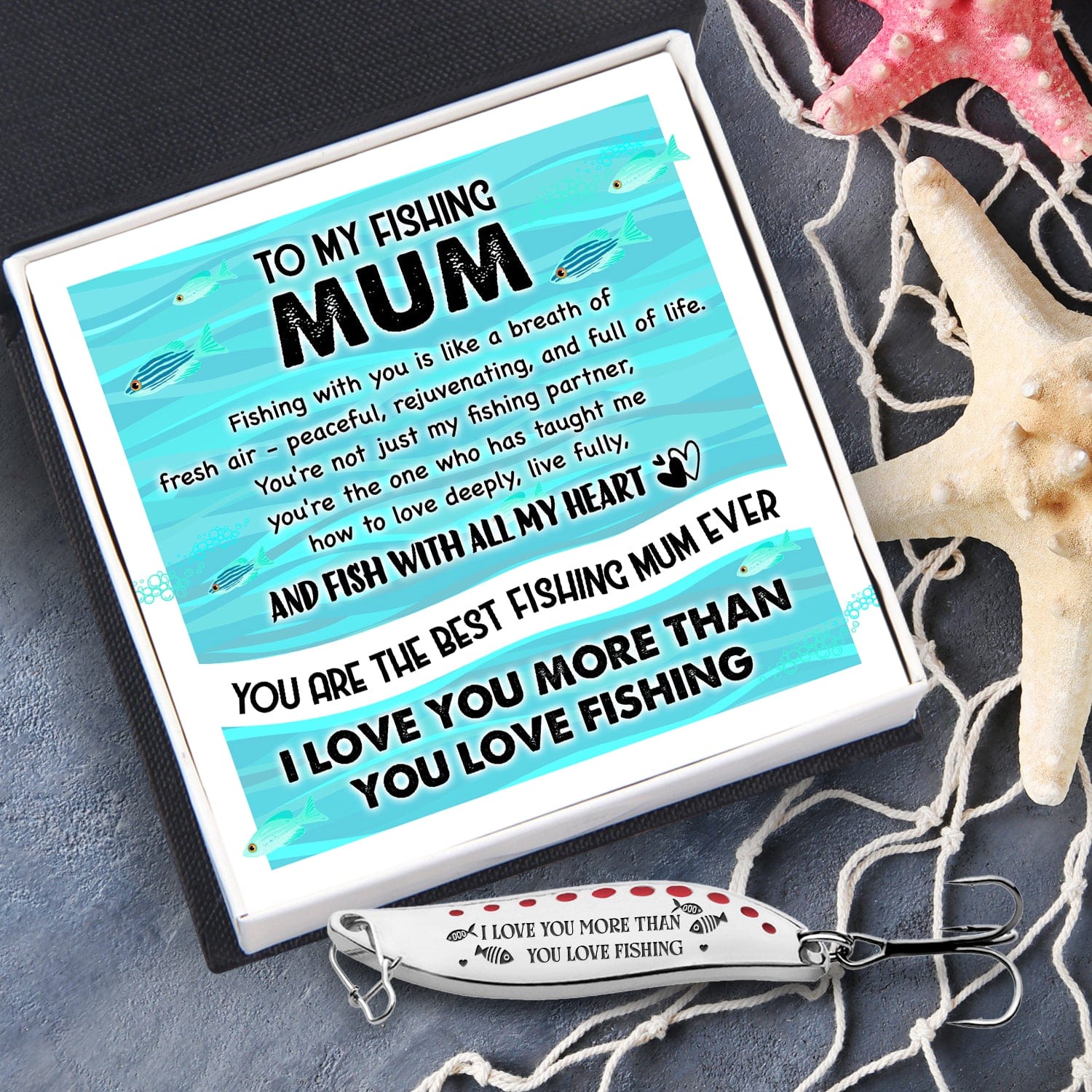 Fishing Spoon Lure - Fishing - To My Mum - You Are The Best Fishing Mum Ever - Gfaa19008