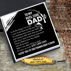 Fishing Spoon Lure - Fishing - To My Reel Cool Dad - I Love You To The Fishing Boat & Back - Gfaa18003