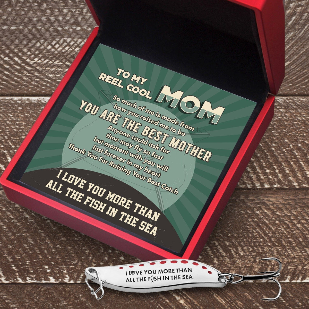 Fishing Spoon Lure - Fishing - To My Reel Cool Mom - You Are My First Reel Love - Gfaa19015