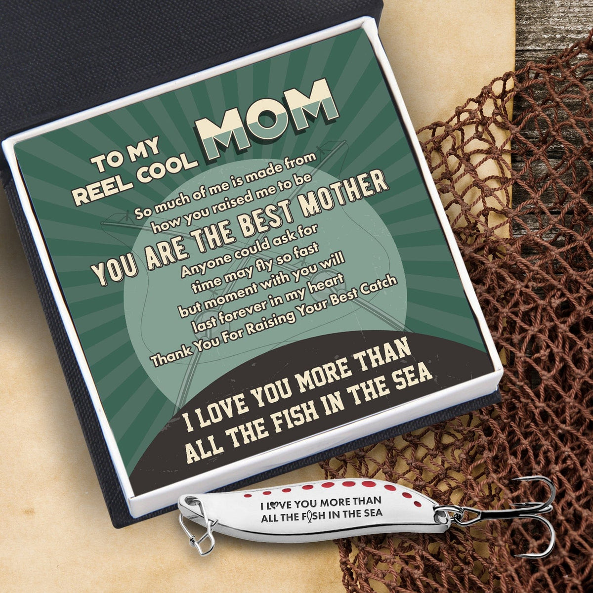 Fishing Spoon Lure - Fishing - To My Reel Cool Mom - You Are My First Reel Love - Gfaa19015