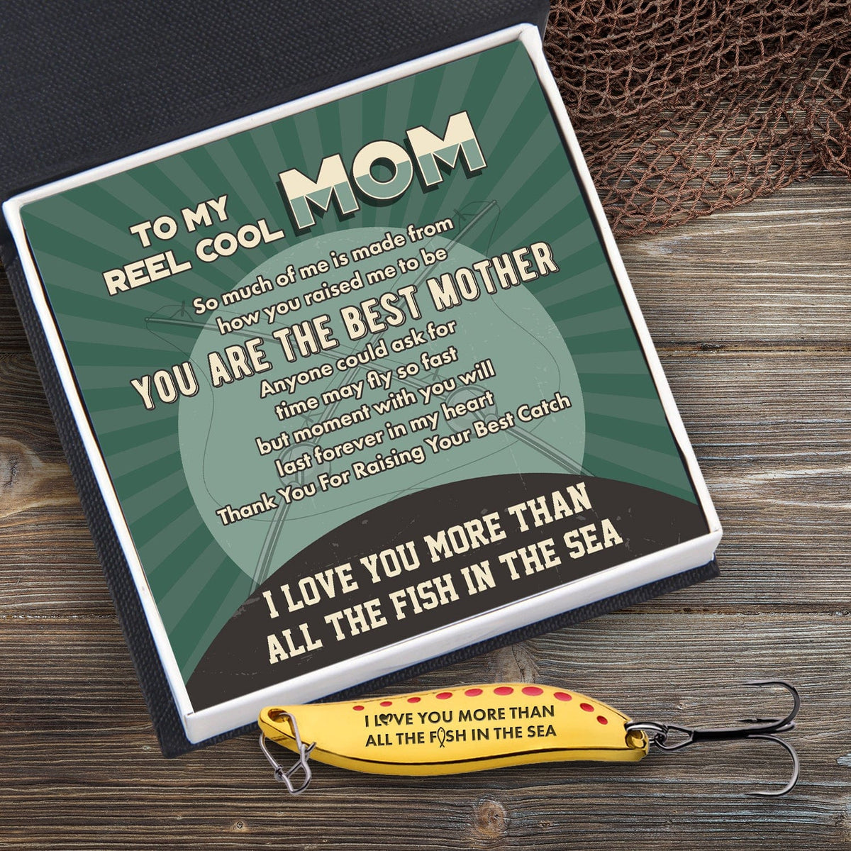 Fishing Spoon Lure - Fishing - To My Reel Cool Mom - You Are My First Reel Love - Gfaa19015
