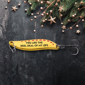 Fishing Spoon Lure - Fishing - To My Son - From Mom - You Are The Reel Deal Of My Life - Gfaa16001