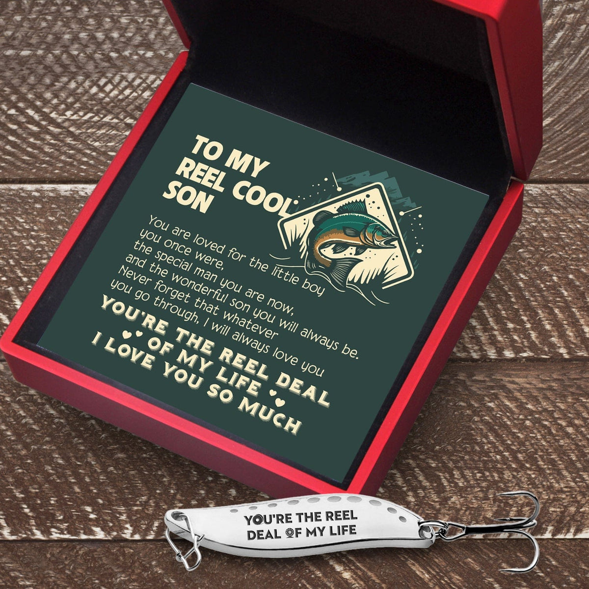 Fishing Spoon Lure - Fishing - To My Son - I Love You So Much - Gfaa16003