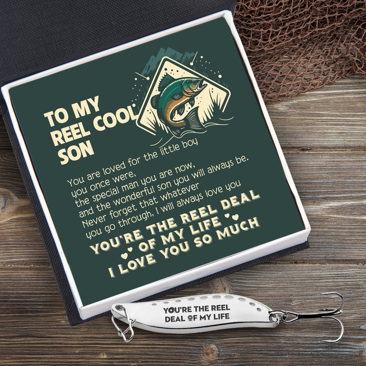 Fishing Spoon Lure - Fishing - To My Son - I Love You So Much - Gfaa16003