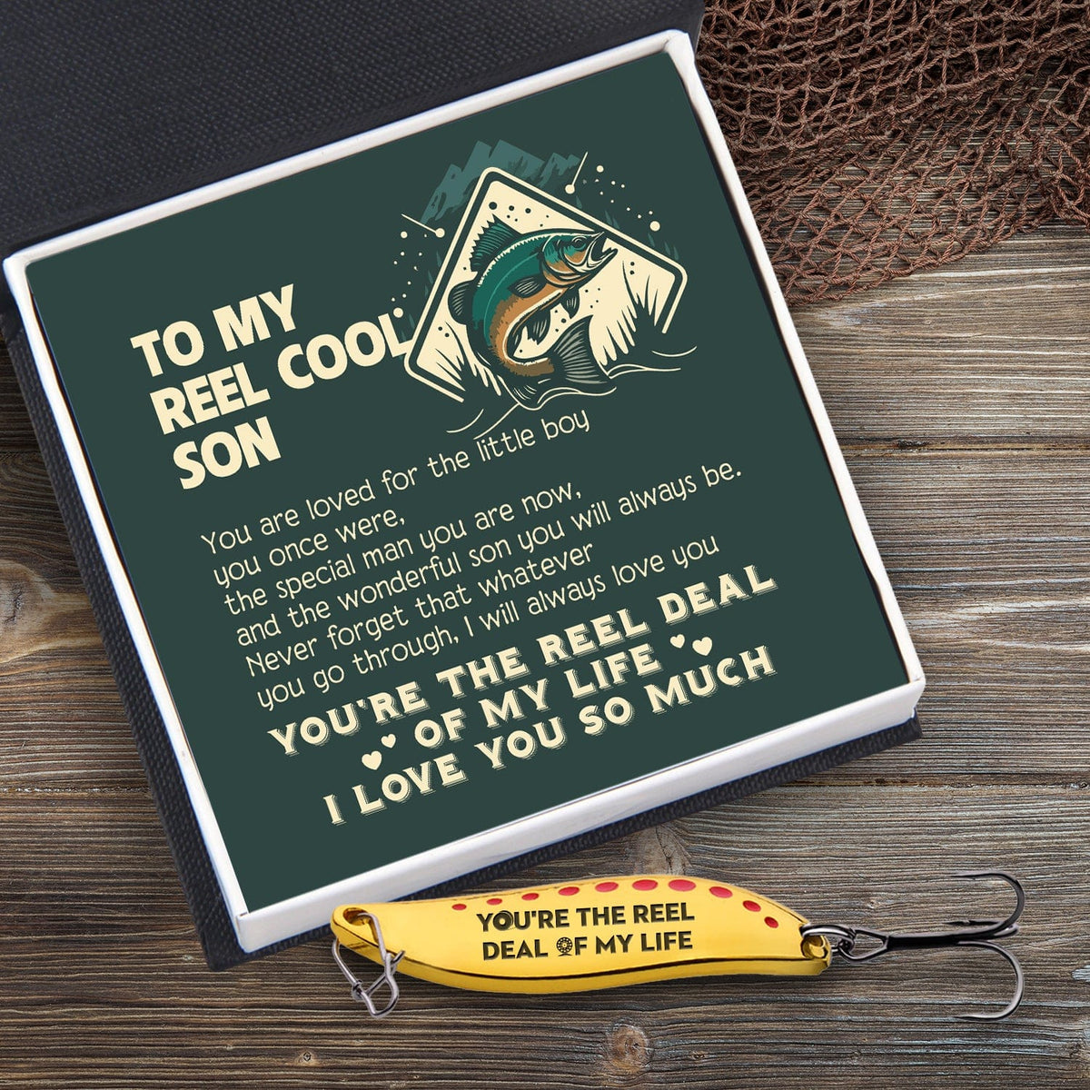 Fishing Spoon Lure - Fishing - To My Son - I Love You So Much - Gfaa16003