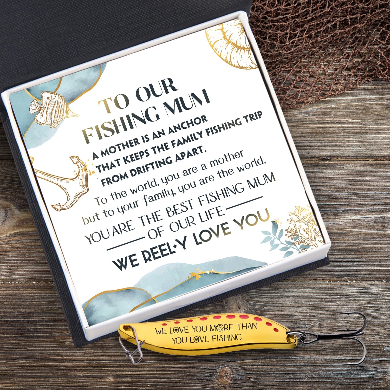 Fishing Spoon Lure - Fishing - To Our Mum - We Reel-y Love You - Gfaa19004