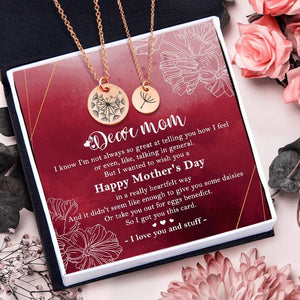 Flora Necklace Set - Family - To My Mom - So I Got You This Card - Gnfc19004