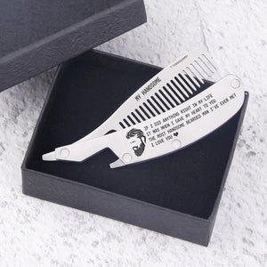 Folding Comb - To My Bearded Man - It Was When I Gave My Heart To You - Gec26004