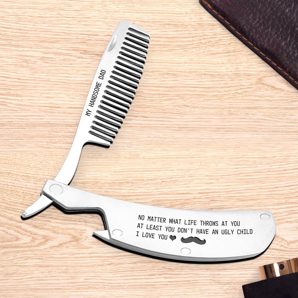 Folding Comb - To My Dad - At Least You Don't Have An Ugly Child - Gec18002