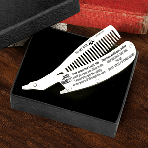 Folding Comb - Trucking - To My Trucker Dad - Drive Safely And Come Home - Gec18034