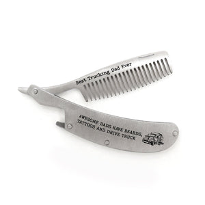 Folding Comb - Trucking - To My Trucker Dad - You Can Feel Me Beside You - Gec18033