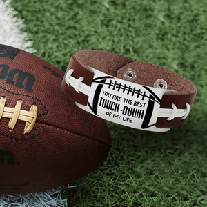Football Bracelet - American Football - To My Boyfriend - You Are The Best Touch-down Of My Life - Gbzo12004